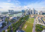 Cloudy sky at Marina Bay Singapore