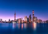 Panoramic skyline of Shanghai