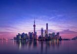 Panoramic skyline of Shanghai